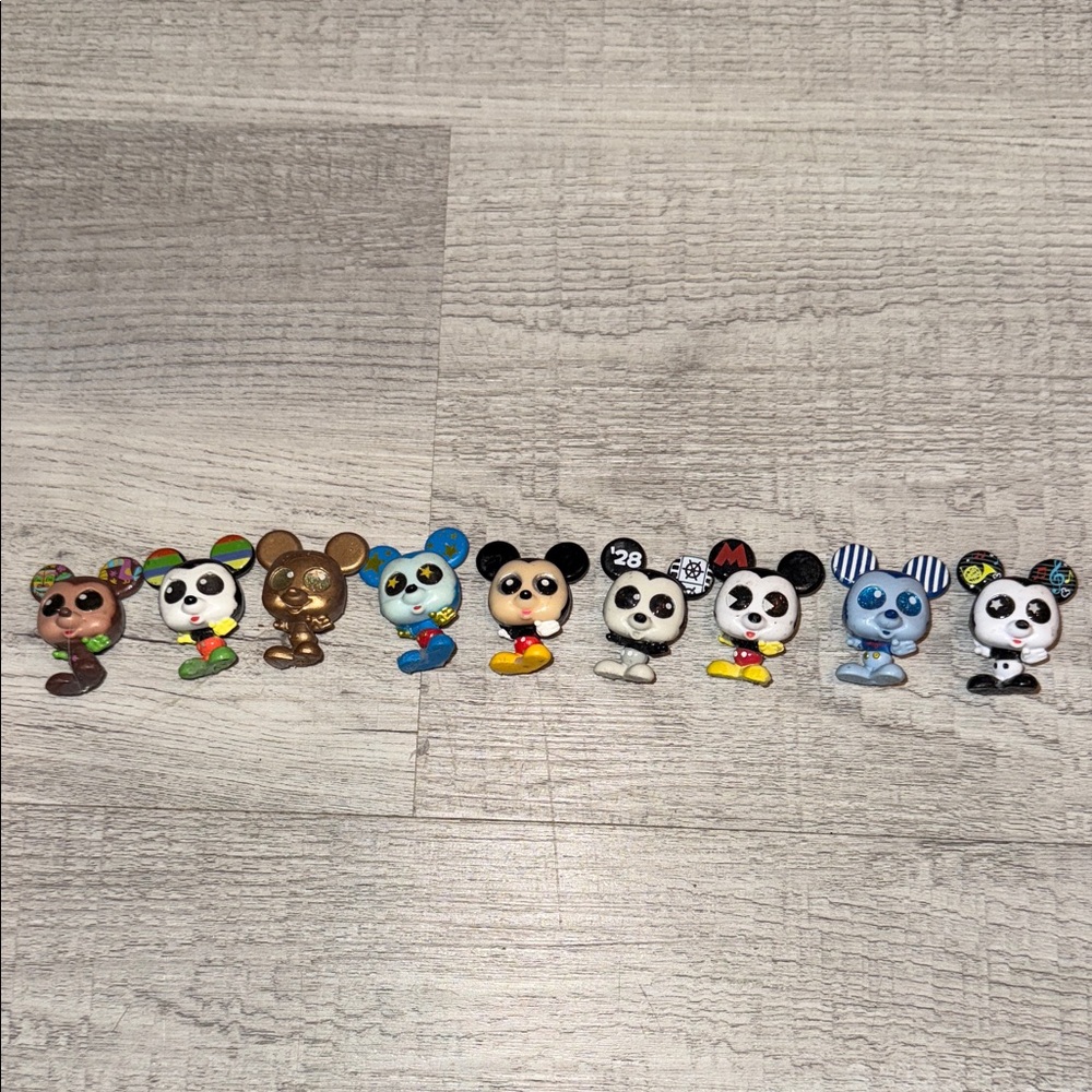 Colorful Mickey Mouse Figurines Set